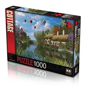 KS Puzzle 11272 Old River Cottage 1000 Parça Puzzle