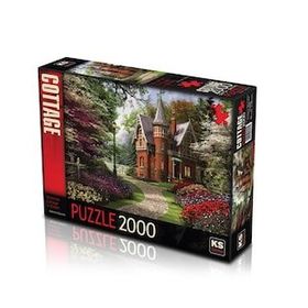 KS Puzzle 11294 Victorian Cottage in Bloom 2000 Parça Puzzle