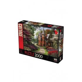 KS Puzzle 11294 Victorian Cottage in Bloom 2000 Parça Puzzle