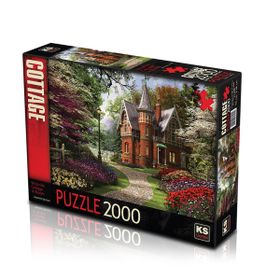 KS Puzzle 11294 Victorian Cottage in Bloom 2000 Parça Puzzle