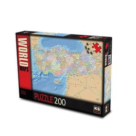 KS Puzzle 11331 Türkiye Haritası 200 Parça Puzzle