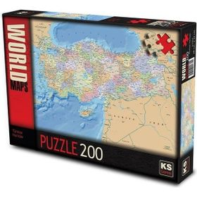 KS Puzzle 11331 Türkiye Haritası 200 Parça Puzzle