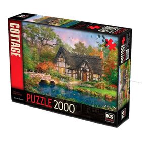 KS Puzzle 11479 The Stoney Bridge Cottage 2000 Parça Puzzle