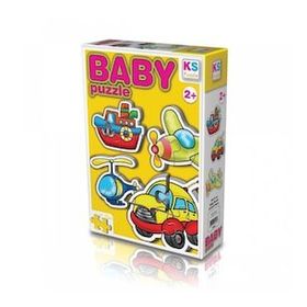 KS Puzzle 12003 +2 Yaş Ulaşım Araçları 15 Parça Puzzle