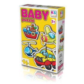 KS Puzzle 12003 +2 Yaş Ulaşım Araçları 15 Parça Puzzle