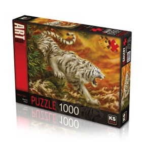KS Puzzle 20506 White Tiger 1000 Parça Puzzle