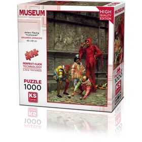 KS Puzzle 20662 Jesters Playing Cochonnet 1000 Parça Puzzle