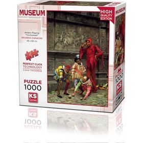 KS Puzzle 20662 Jesters Playing Cochonnet 1000 Parça Puzzle