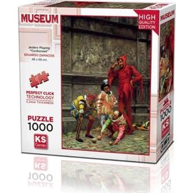 KS Puzzle 20662 Jesters Playing Cochonnet 1000 Parça Puzzle