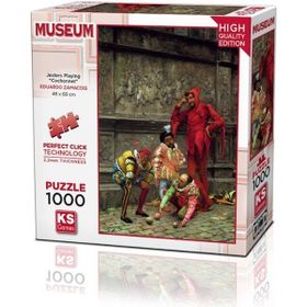 KS Puzzle 20662 Jesters Playing Cochonnet 1000 Parça Puzzle