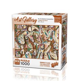 KS Puzzle 20663 No.10 Abstract Composition 1000 Parça Puzzle