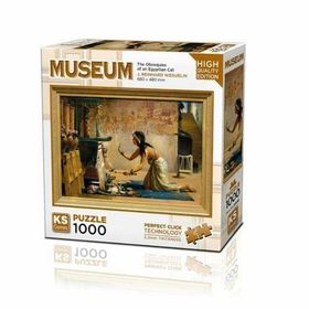 KS Puzzle 20668 The Obsequies Of An Egyptian Cat 1000 Parça Puzzle