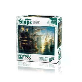 Ks Puzzle 20681 Rochelle Şehri 1000 Parça Puzzle