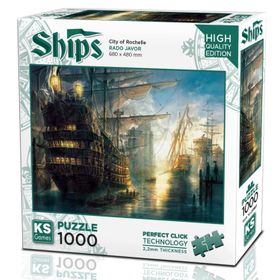 Ks Puzzle 20681 Rochelle Şehri 1000 Parça Puzzle