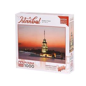 KS Puzzle 20729 Kız Kulesi Gün Batımı 1000 Parça Puzzle
