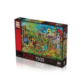 KS Puzzle 22009 1500 Parça Summer Garden Aimee Stewart Art Gallery Puzzle
