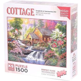 KS Puzzle 22027 Songbirds At Summertime Mill 1500 Parça Puzzle