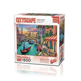 KS Puzzle 22029 Sights Of Venice 1500 Parça Puzzle