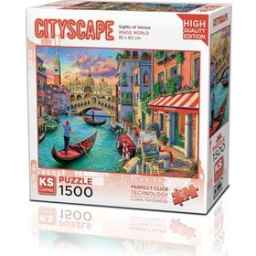 KS Puzzle 22029 Sights Of Venice 1500 Parça Puzzle