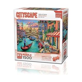 KS Puzzle 22029 Sights Of Venice 1500 Parça Puzzle