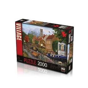 KS Puzzle 22509 Canal Living 2000 Parça Puzzle