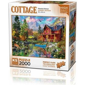 Ks Puzzle 22513 Mountain Retreat 2000 Parça Puzzle