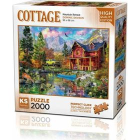 Ks Puzzle 22513 Mountain Retreat 2000 Parça Puzzle