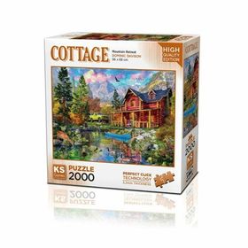 Ks Puzzle 22513 Mountain Retreat 2000 Parça Puzzle