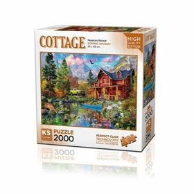Ks Puzzle 22513 Mountain Retreat 2000 Parça Puzzle