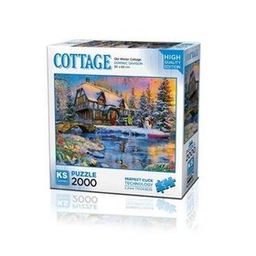 KS Puzzle 22526 Old Winter Cottage 2000 Parça Puzzle