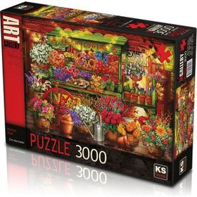 KS Puzzle 23002 Market Stall 3000 Parça Puzzle