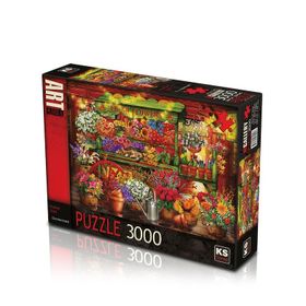 KS Puzzle 23002 Market Stall 3000 Parça Puzzle