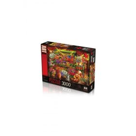 KS Puzzle 23002 Market Stall 3000 Parça Puzzle