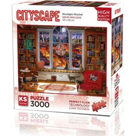 KS Puzzle 23020 Moonlight Mischief 3000 Parça Puzzle