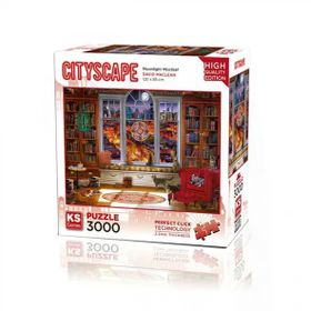KS Puzzle 23020 Moonlight Mischief 3000 Parça Puzzle