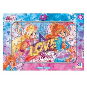 KS Puzzle 704 Winx Frame 24 Parça Puzzle