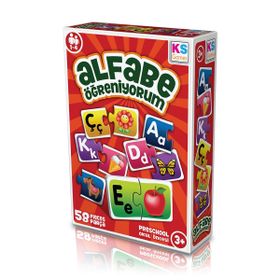 KS Puzzle AG257 +3 Yaş Alfabe Öğreniyorum