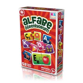 KS Puzzle AG257 +3 Yaş Alfabe Öğreniyorum