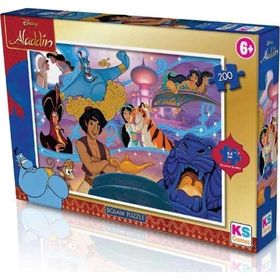 KS Puzzle ALD113 200 Parça Aladdin Puzzle