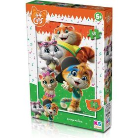 KS Puzzle CAT 709 44 Kedi 50 Parça Puzzle