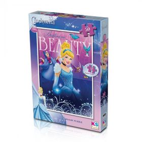 KS Puzzle CRL709 Cinderella 50 Parça Çocuk Puzzle
