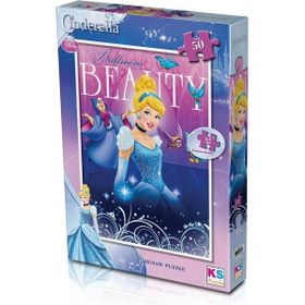 KS Puzzle CRL709 Cinderella 50 Parça Çocuk Puzzle