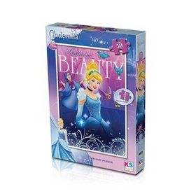 KS Puzzle CRL709 Cinderella 50 Parça Çocuk Puzzle