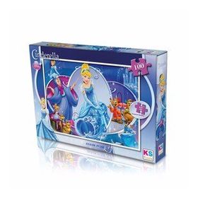KS Puzzle CRL714 Cinderella / 100 Parça Puzzle