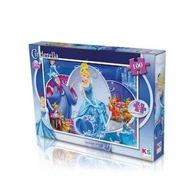 KS Puzzle CRL714 Cinderella / 100 Parça Puzzle
