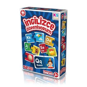 KS Puzzle EG258 +3 Yaş İngilizce Öğreniyorum Eğitici Oyun
