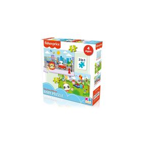 KS Puzzle FP 13407 City Fun Picnic 2 Ln 1 Fisher Price Baby Puzzle