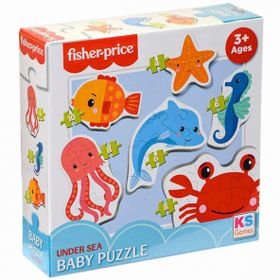 KS Puzzle FP 13412 Fisher Price Baby Under Sea 6IN1 Puzzle