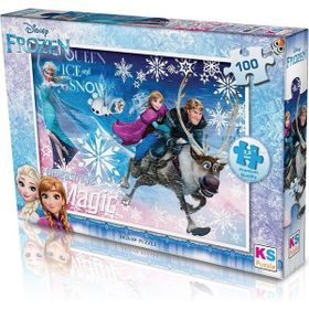 KS Puzzle FRZ714 Frozen 100 Parça Çocuk Puzzle