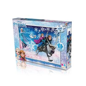 KS Puzzle FRZ714 Frozen 100 Parça Çocuk Puzzle